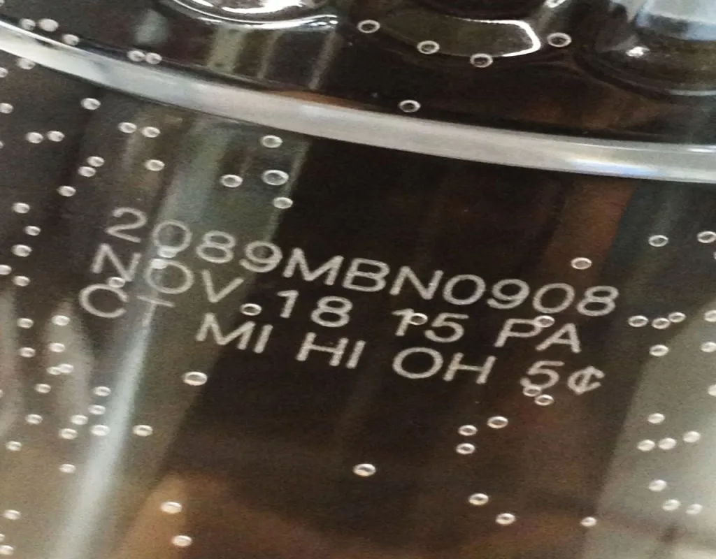 PET ŞİŞE ÜZERİNE KODLAMA